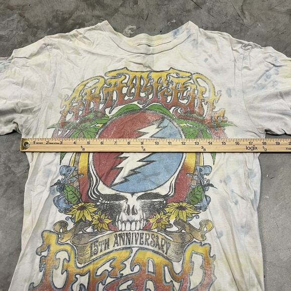 2011 Grateful Dead 15th Anniversary Warfield Theater Repro Graphic T-Shirt Small - Picture 3 of 7